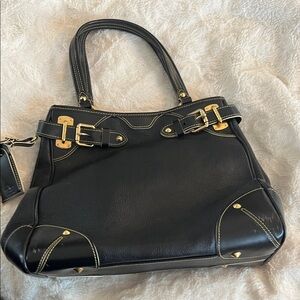 Authentic Louis Vuitton Black Suhali leather Le Majestueux Tote